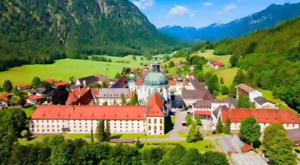 Ettal Abbey is a Benedictine monastery founded in 1330