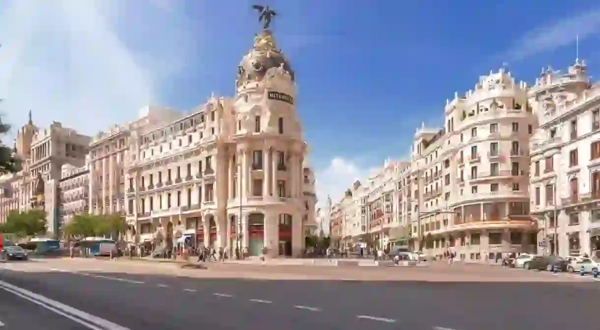 Alcalá Street. Gran Via Street.