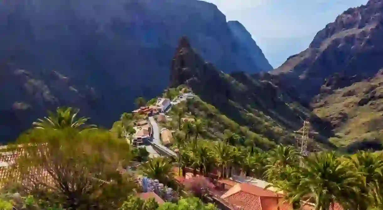 Masca Village in sunny day in Tenerife