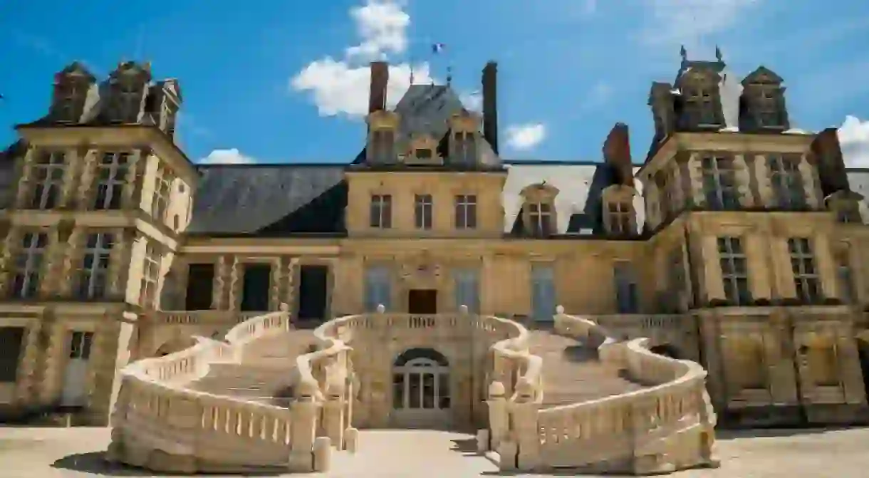 The castle of Fontainebleau. Fontainebleau, France. The castle of Fontainebleau.