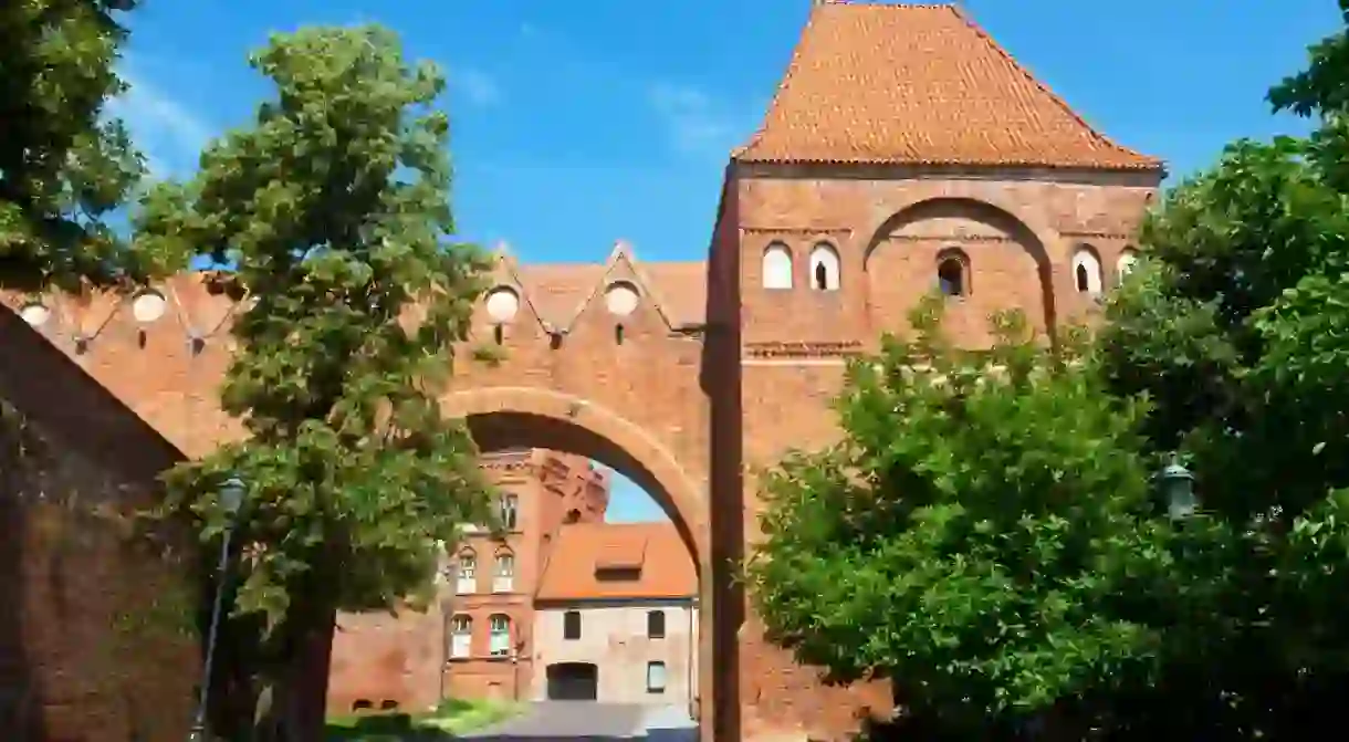 Historic castle in Toruń, Poland, Torun