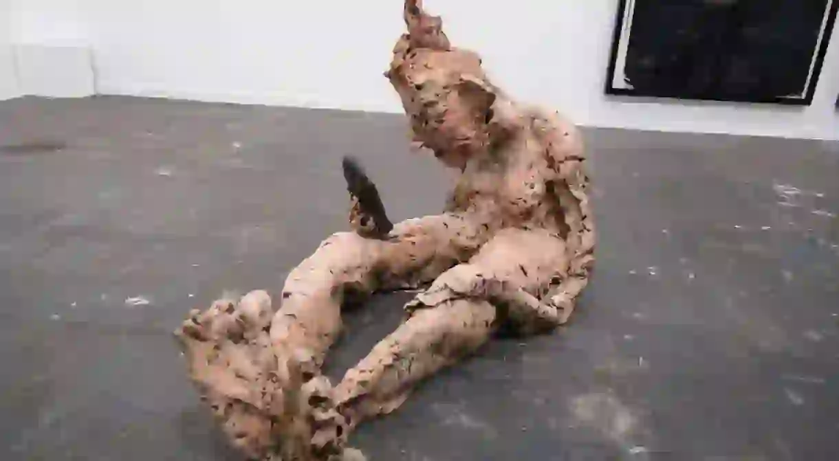 ARCO International Contemporary Art Fair in Madrid, Spain. A total of 205 galleries from 36 different countries have set up stands at the fair.